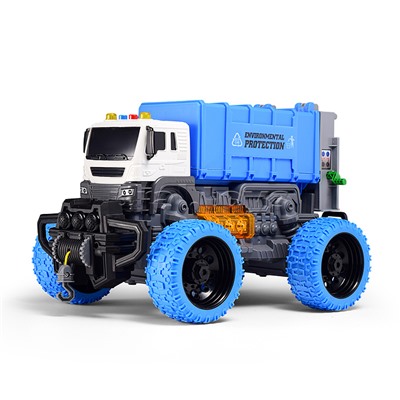 Машина "Эко-транс" 1:16 (свет, звук) в коробке (цвет синий)