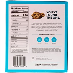 One Brands, ONE Bar, Chocolate Chip Cookie Dough, 12 Bars, 2.12 oz (60 g) Each