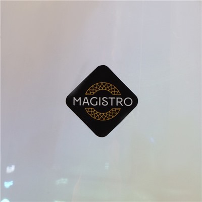 Стаканы Magistro «Иллюзия», 450 мл, 9.3×11.5 см, набор 6 шт., стекло, перламутровые