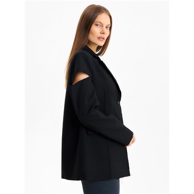 Пиджак женский MINAKU: Classic, чёрный, размер 42-44