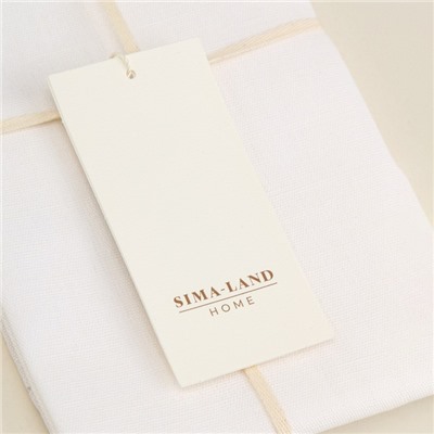 Дорожка с мережкой SL HOME Fiesta 30×60 см - 1 шт., лен 48%, хлопок