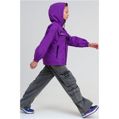 Куртка текстильная с полиуретановым покрытием для девочек (ветровка) PLAYTODAY, 1231509