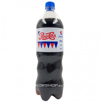 Газированный б/а напиток Пепси Кола Pepsi Cola Lotte, Корея, 1,25 л
