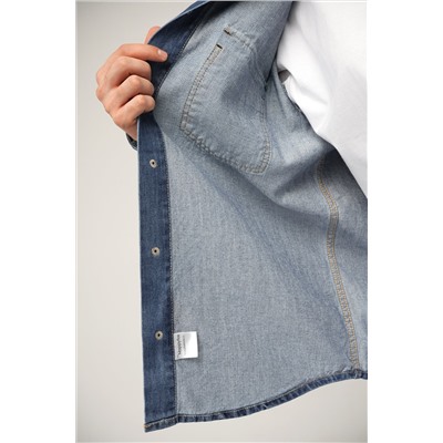 Мужская джинсовая рубашка Happyfox