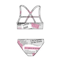 Купальный костюм трикотажный для девочек