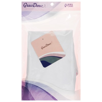 Купальник для гимнастики и танцев Grace Dance, р. 30, цвет белый