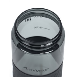 Бутылка для воды Onlytop, 850 мл, чёрная