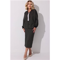 Юбка женская  144/04/Черный, коричневый