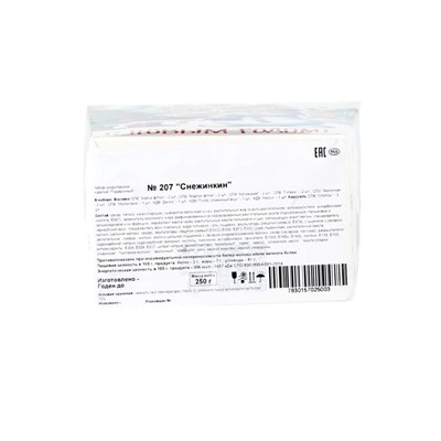 Сладкий новогодний подарок «Снежинкин», детский, 250 г