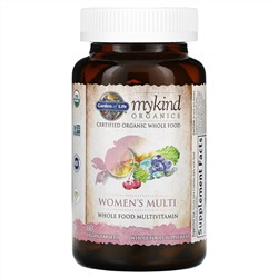 Garden of Life, MyKind Organics, Women's Multi, 60 Vegan Tablets