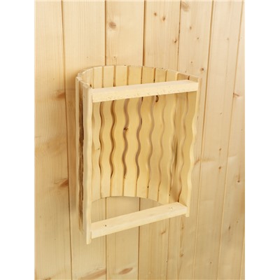 Абажур для бани и сауны «Волны», липа, настенный