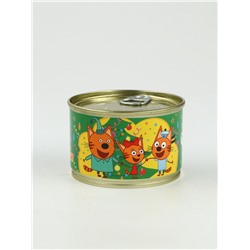 Леденцы монпансье в консервной банке «Три кота Новый год» 3 шт.