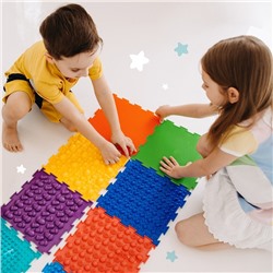 Модульный массажный коврик ОРТОДОН, набор №2 «Малыш», 8 шт.