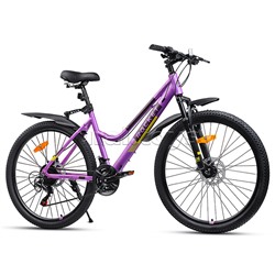 Велосипед 26" Rocket lady Alloy 26, цвет лиловый, размер 17"