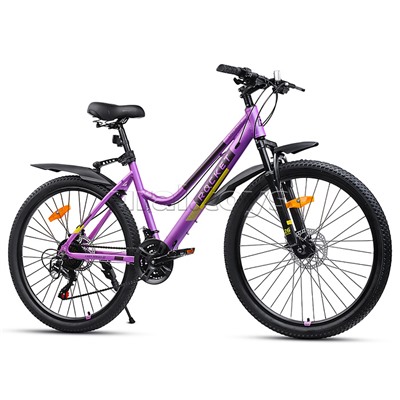 Велосипед 26" Rocket lady Alloy 26, цвет лиловый, размер 17"