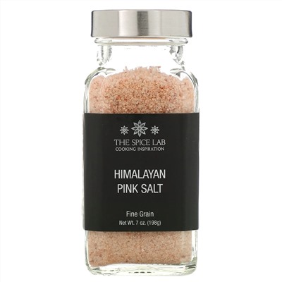 The Spice Lab, Himalayan Pink Salt, Fine Grain, 7 oz (198 g)