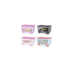 Ящик для игрушек 613х408х335мм KidsBox на колёсах