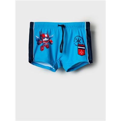 Плавки-шорты трикотажные для мальчиков, короткие