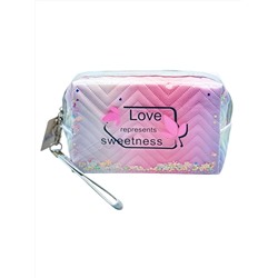 Sunflower Косметичка женская с пайетками Love represents 1135, разноцветный 5424