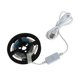 Фитолента для растений Luazon Lighting, светодиодная, 10.3 Вт, 2 м, IP20, 5 В, 60 LED/м, диммер, USB, SMD5050, мультиспектральная