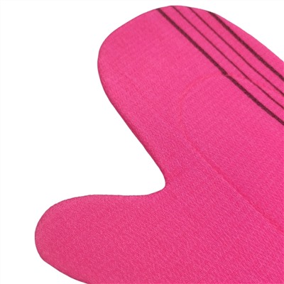 Bath Towel Мочалка-рукавица для душа с пилинг-эффектом, уплотненная, малиновый 28192