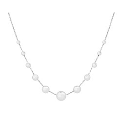 Колье из серебра без вставки, ТФК-0930