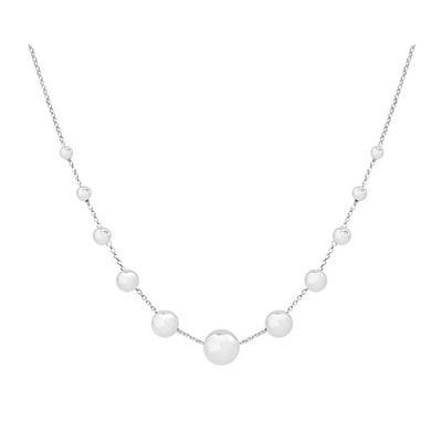Колье из серебра без вставки, ТФК-0930