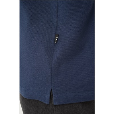 Мужской базовый лонгслив-поло Happyfox