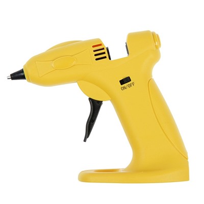 УЦЕНКА Клеевой пистолет ТУНДРА, 12 Вт, аккумулятор 2000 мА, microUSB, 7 мм