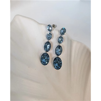 Серьги с кристаллами Swarovski