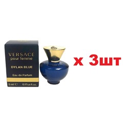 Туалетная вода Versace Dylan Blue Pour Femme 5мл тестер жен edp 3шт
