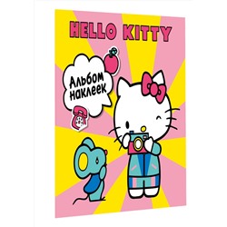 АСТ . "Hello Kitty. Альбом наклеек жёлтый (100 штук)"