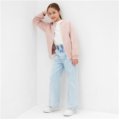 Джемпер для девочки MINAKU, пудровый, рост 146 см