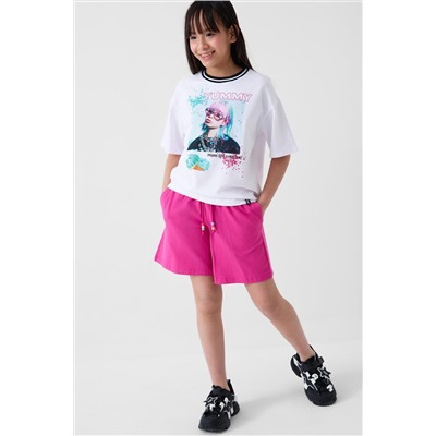 Шорты трикотажные для девочек, 2 шт в комплекте PLAYTODAY, 1240343