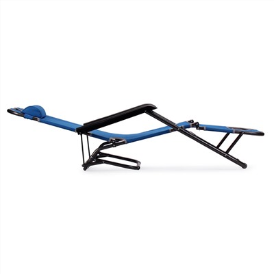 Кресло шезлонг СИНИЙ №2 47х152х93 /уп4/