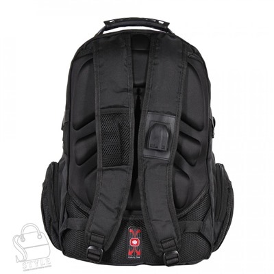 Рюкзак мужской текстильный 1877W black Whiff