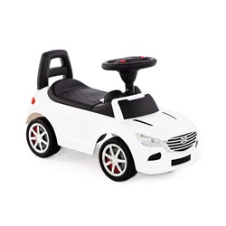 Полесье Каталка-автомобиль "SuperCar" №4 со звуковым сигналом (белая)