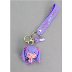 Брелок "Anime note", purple 6х6х3,5 см 141P-036D