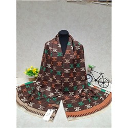 Тёплый палантин из кашемира, мультицвет