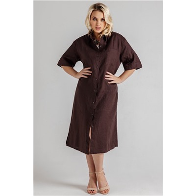 Платье  8801/01/Коричневый