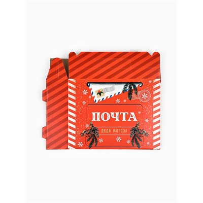 УЦЕНКА Коробка подарочная новогодняя складная «Почта Деда Мороза», 33.5×25.5×7.5 см