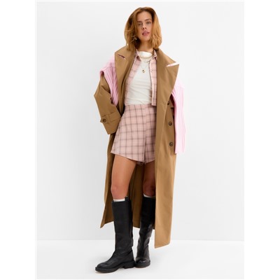 Костюм женский (блузка, шорты) MINAKU: Casual Collection, розовая клетка, размер 42