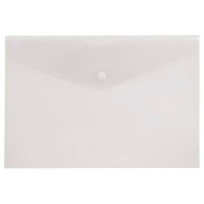 Папка с кнопкой  А5 180мкм PK804A5CLEAR прозрачная (816651) Бюрократ