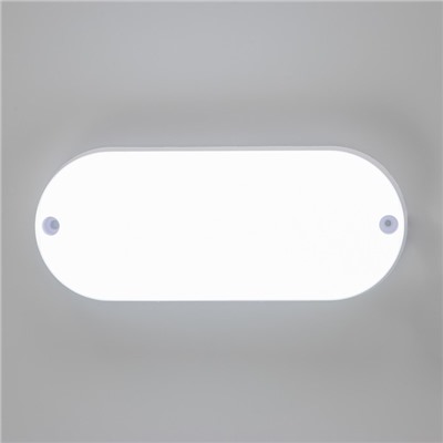 Светильник «Овал» LED 10 Вт IP65 белый 6.8×6.8×17 см