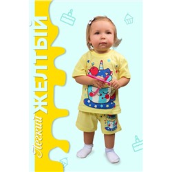 Комплект (футболка, шорты) для девочки №SM775-6