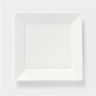 Тарелка квадратная Wilmax Stella, 18.5×18.5 см, фарфор, белая