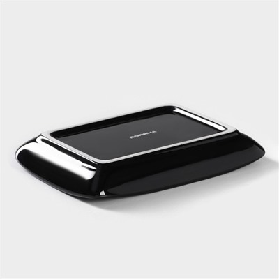 Маслёнка Доляна «Весенний вечер», 17×12.5×8.5 см, белая