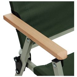 Кресло складное maclay, 55×50×78 см, до 120 кг, зелёное