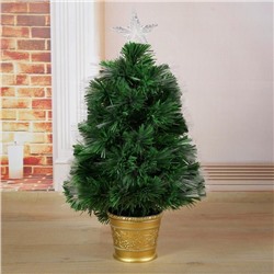 Ёлка светодиодная «Пучок» 60 см, диаметр нижнего яруса 37 см, 55 ПВХ веток