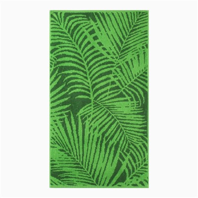 Полотенце махровое Tropical color 100х150см, цв.зеленый, 360г/м, хлопок 100%